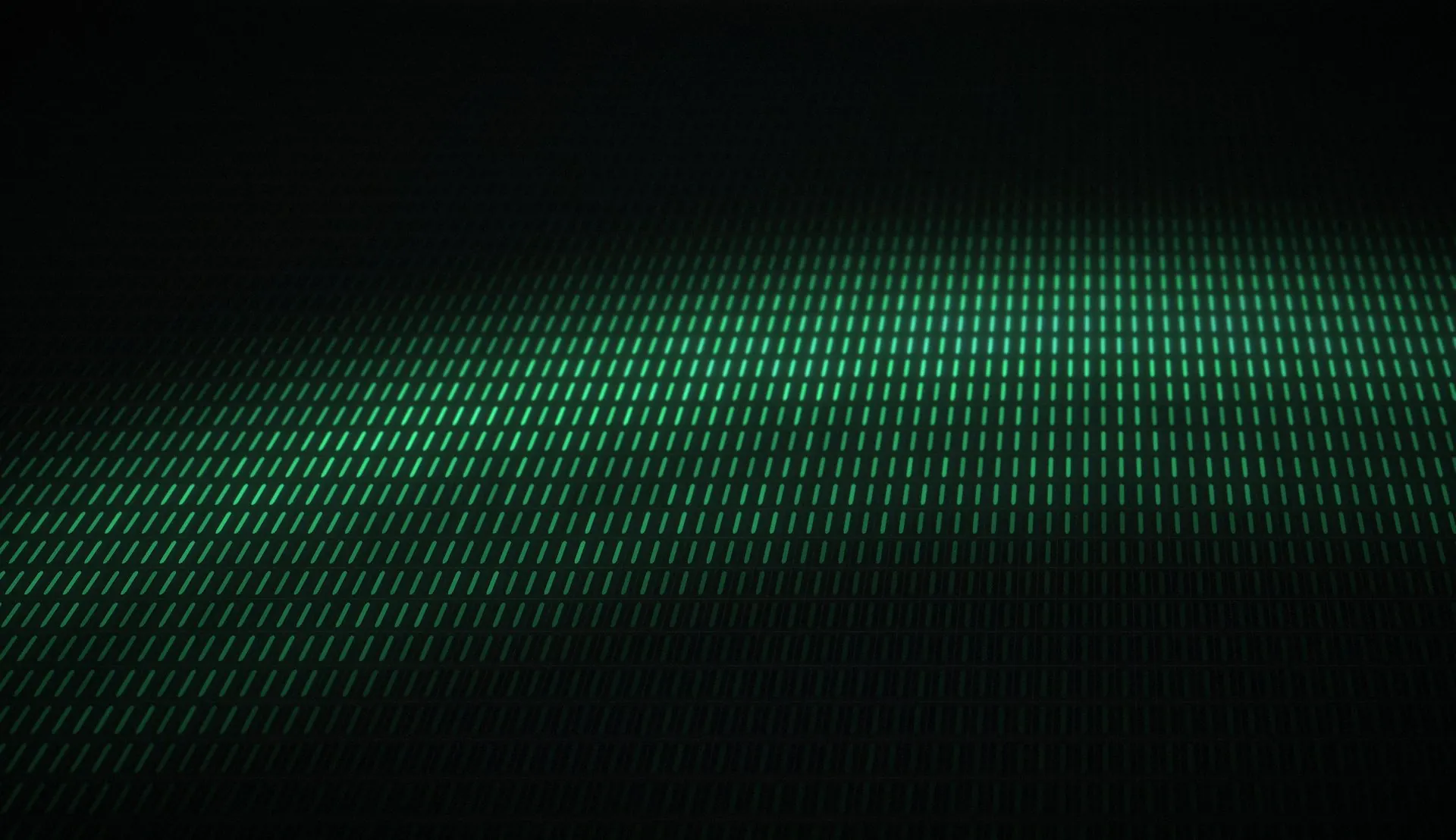 منظر مكبّر لمصفوفة البكسلات الفرعية في شاشة OLED